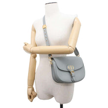 Load image into Gallery viewer, Dior Bobby Shoulder Bag Gray M9319UMOL Leather Size Medium
