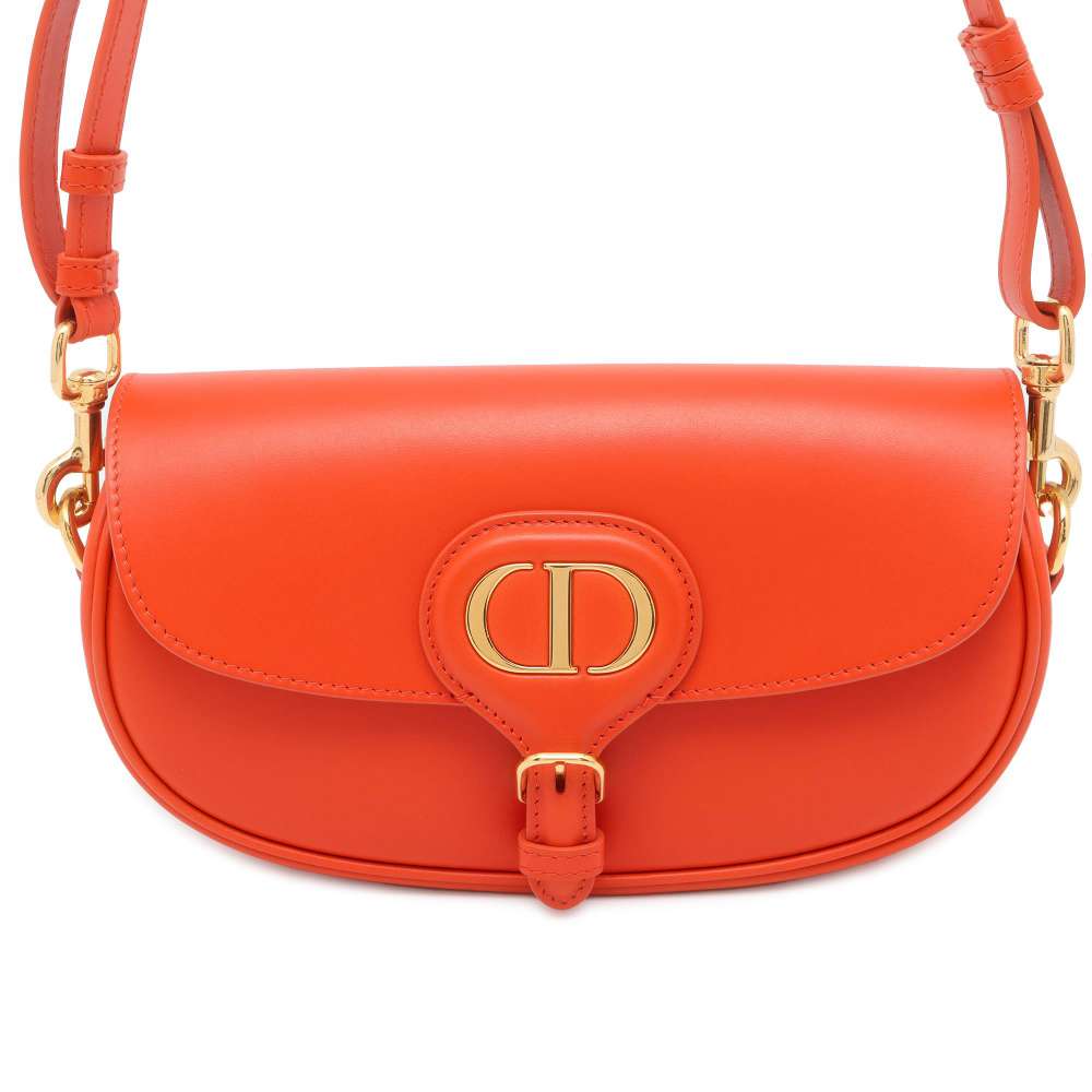 Dior Bobby East West Shoulder Bag Orange M9327UMOL Leather