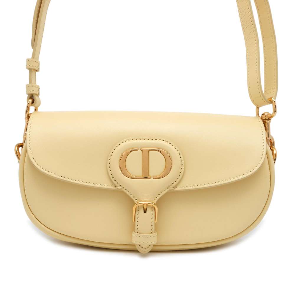 Dior Bobby East West Shoulder Bag Yellow M9327 Leather