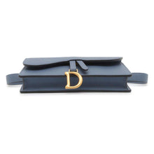 Load image into Gallery viewer, Dior Saddle Waist Bag Blue S5619CCEH Leather
