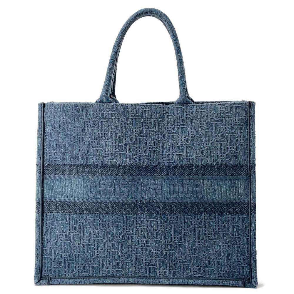 Dior Book tote Navy M1286ZWAL Canvas Size Large