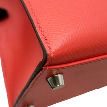 将图像加载到图库查看器中，HERMES Kelly Sellier Rouge Tomate Epsom Size 28
