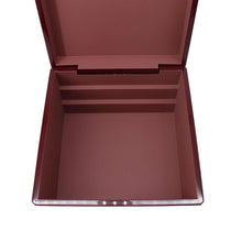 Load image into Gallery viewer, HERMES Faceted Jewelry Box Bordeaux Lacquer Wood
