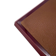 Load image into Gallery viewer, HERMES Faceted Jewelry Box Bordeaux Lacquer Wood
