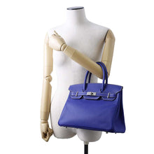 Load image into Gallery viewer, HERMES Birkin candy Blue Electric/Mykonos Epsom Size 30
