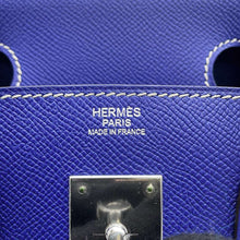 将图像加载到图库查看器中，HERMES Birkin candy Blue Electric/Mykonos Epsom Size 30
