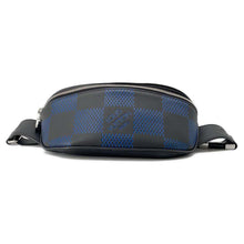 Load image into Gallery viewer, LOUIS VUITTON Canvas・Bumbag Blue/Black N50022 Damier Infini Leather 3D
