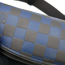 Load image into Gallery viewer, LOUIS VUITTON Canvas・Bumbag Blue/Black N50022 Damier Infini Leather 3D
