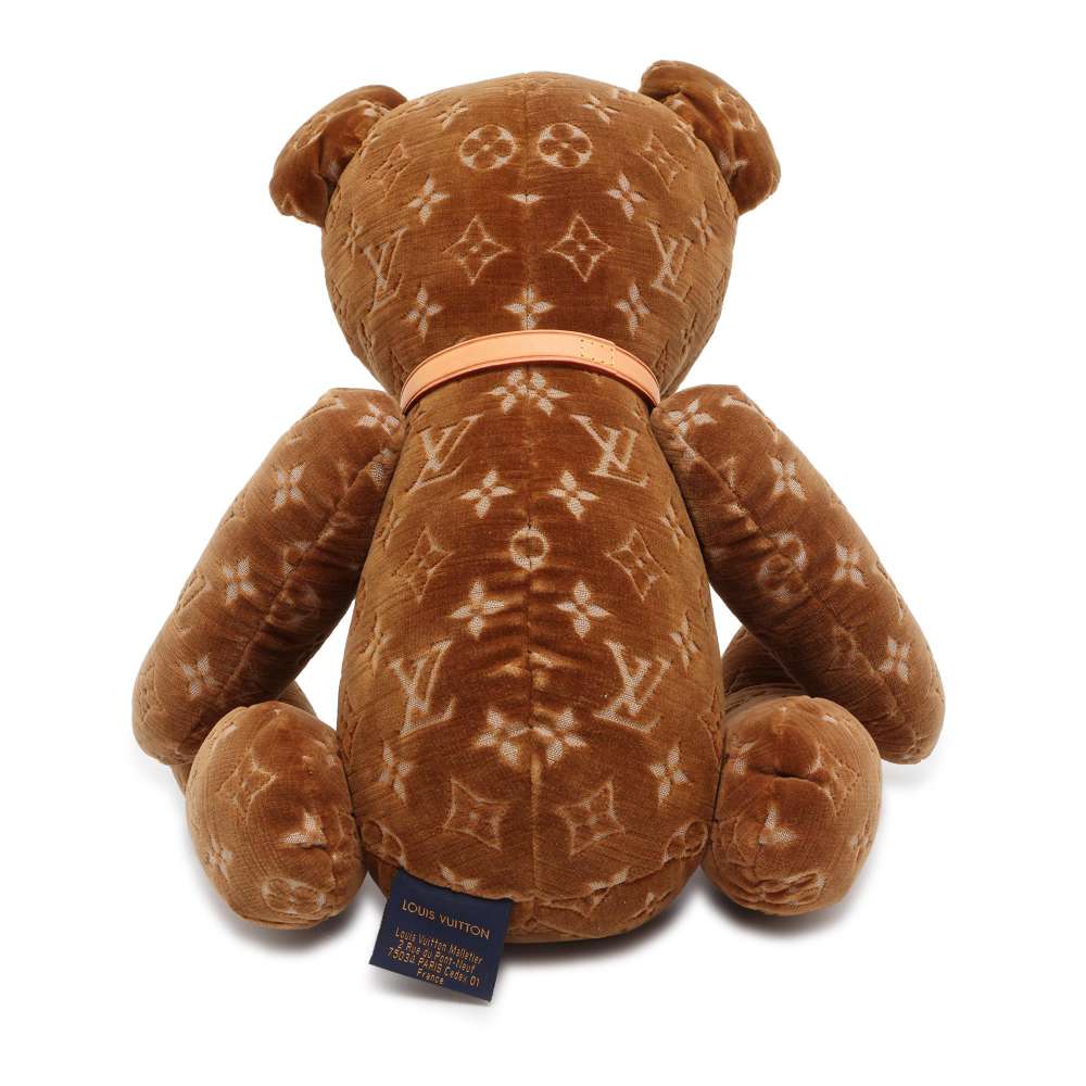 LOUIS VUITTON Doudou Teddy Bear 2021 Limited Edition BrownGI0739 Velou GALLERY RARE Global Online Store