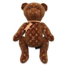 Load image into Gallery viewer, LOUIS VUITTON Doudou Teddy Bear 2021 Limited Edition BrownGI0739 Velour
