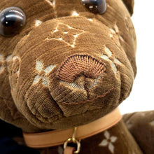 Load image into Gallery viewer, LOUIS VUITTON Doudou Teddy Bear 2021 Limited Edition BrownGI0739 Velour
