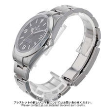 将图像加载到图库查看器中，ROLEX ExplorerI W39mm Stainless Steel Black Dial 214270
