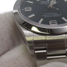 将图像加载到图库查看器中，ROLEX ExplorerI W39mm Stainless Steel Black Dial 214270
