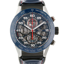 Load image into Gallery viewer, TAG HEUER Carrera Caliber Heuer 01 Red Bull Racing W45mm Stainless Steel Leather skeleton Dial CAR2A1N.FT6100
