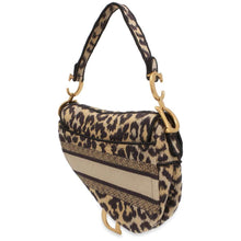 Load image into Gallery viewer, Dior Saddle bag Leopard M0446 Canvas
