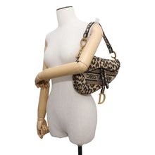 Load image into Gallery viewer, Dior Saddle bag Leopard M0446 Canvas
