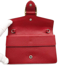 将图像加载到图库查看器中，GUCCI Dionysus Chain Shoulder Bag Red 476432 Leather
