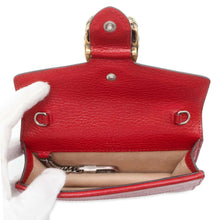 将图像加载到图库查看器中，GUCCI Dionysus Chain Shoulder Bag Red 476432 Leather
