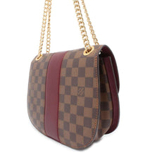 将图像加载到图库查看器中，LOUIS VUITTON Wight Brown/Bordeaux N64420 Damier Ebene Canvas
