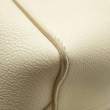 将图像加载到图库查看器中，CELINE Sangle Bucket Shoulder Bag Ivory 189303 Leather Size Small
