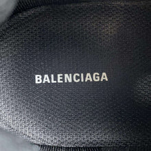 将图像加载到图库查看器中，BALENCIAGA Triple S Black/Yellow/Gray Suede Nylon Rubber Size 43
