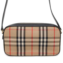 Load image into Gallery viewer, BURBERRY Nova Check Shoulder Bag Beige Canvas
