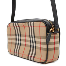 Load image into Gallery viewer, BURBERRY Nova Check Shoulder Bag Beige Canvas
