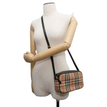 Load image into Gallery viewer, BURBERRY Nova Check Shoulder Bag Beige Canvas
