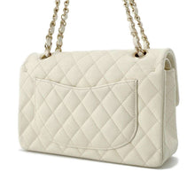 Load image into Gallery viewer, CHANEL Matelasse W Flap W Chain Shoulder Off-white A01113 Caviar Leather Size 23
