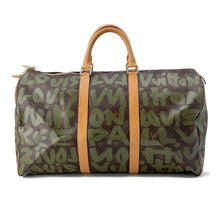 将图像加载到图库查看器中，LOUIS VUITTON Keepall Vert M92196 Monogram・Graffiti Size 50
