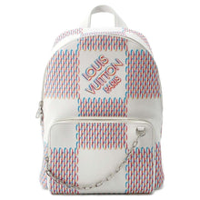 Load image into Gallery viewer, LOUIS VUITTON Racer Backpack White M20664 Damier Spray
