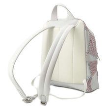 将图像加载到图库查看器中，LOUIS VUITTON Racer Backpack White M20664 Damier Spray
