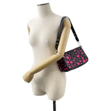 Load image into Gallery viewer, LOUIS VUITTON LV x YK Multi・Pochette Accessoires Noir/Fuchsia M46421 Monogram Empreinte Leather
