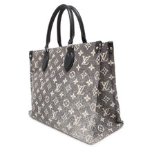 Load image into Gallery viewer, LOUIS VUITTON Onthego Noir/White M46448 Monogram・Jacquard Denim Size MM
