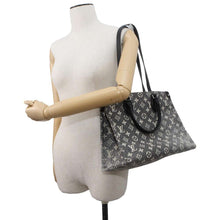 Load image into Gallery viewer, LOUIS VUITTON Onthego Noir/White M46448 Monogram・Jacquard Denim Size MM
