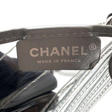 Load image into Gallery viewer, CHANEL PlasticsBag Transparent/Silver Plastics Leather
