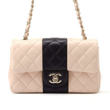 Load image into Gallery viewer, CHANEL Mini Materasse Chain Shoulder Pink/Black A69900 Lambskin
