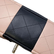 Load image into Gallery viewer, CHANEL Mini Materasse Chain Shoulder Pink/Black A69900 Lambskin
