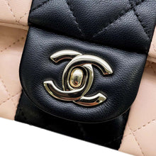 Load image into Gallery viewer, CHANEL Mini Materasse Chain Shoulder Pink/Black A69900 Lambskin
