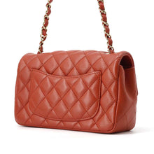 将图像加载到图库查看器中，CHANEL Mini Materasse Chain Shoulder Red A69900 Lambskin
