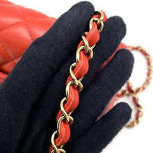 将图像加载到图库查看器中，CHANEL Mini Materasse Chain Shoulder Red A69900 Lambskin
