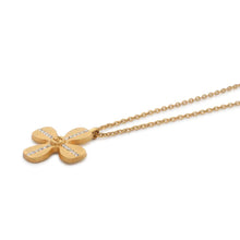 将图像加载到图库查看器中，CHANEL Clover motif necklace Gold Metal
