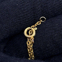 将图像加载到图库查看器中，CHANEL Clover motif necklace Gold Metal
