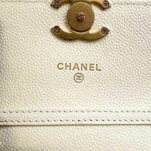 Load image into Gallery viewer, CHANEL Mini Materasse Chain Shoulder White AP2629 Caviar Leather
