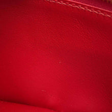 将图像加载到图库查看器中，CELINE CBag Charm Zip Around Long Cloth Red 10B553BFL Leather
