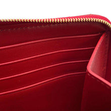 将图像加载到图库查看器中，CELINE CBag Charm Zip Around Long Cloth Red 10B553BFL Leather
