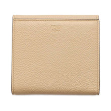 将图像加载到图库查看器中，FENDI Peekaboo Selleria Compact Wallet Light Beige 8M0438 Leather
