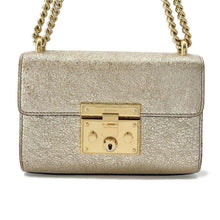 Load image into Gallery viewer, GUCCI ChainShoulder Gold 409487 Leather
