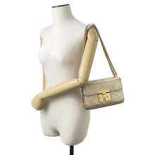 Load image into Gallery viewer, GUCCI ChainShoulder Gold 409487 Leather
