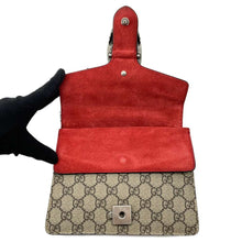 Load image into Gallery viewer, GUCCI Dionysus GG Supreme Shoulder Bag Brown/Red 421970 PVC Leather
